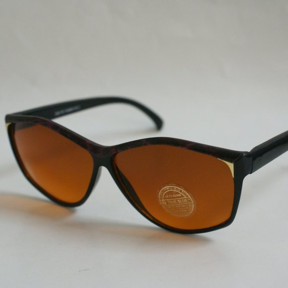 NWT True Vintage Christina lady's fashion style w/True Blue lens Sunglasses - Picture 1 of 4